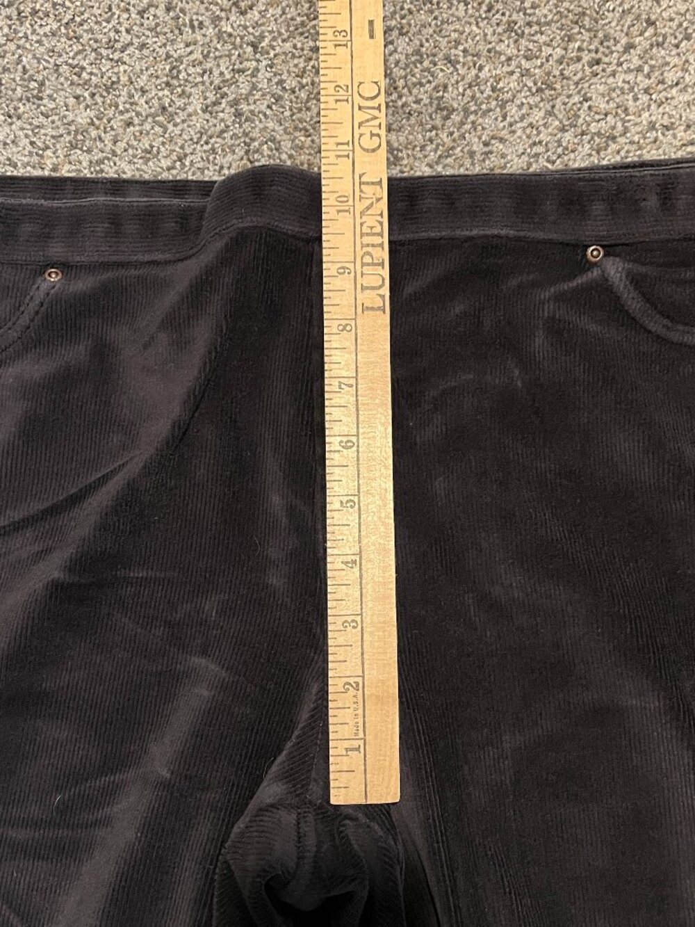 HUE XXL Corduroy Jegging Leggings - Black - Picture 7 of 10